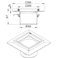 Line Drawing - Upper part-Liquid membrane-200