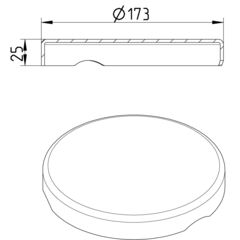 Line Drawing - Grating-Drain-205-Vinyl-232