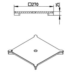 Line Drawing - Grating-Drain-300