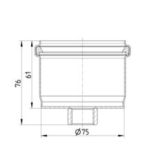 Line Drawing - Socket plug